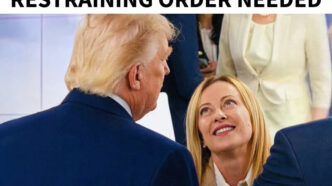 Trump vuelve a atacar a Giorgia Meloni con un mensaje en redes sociales