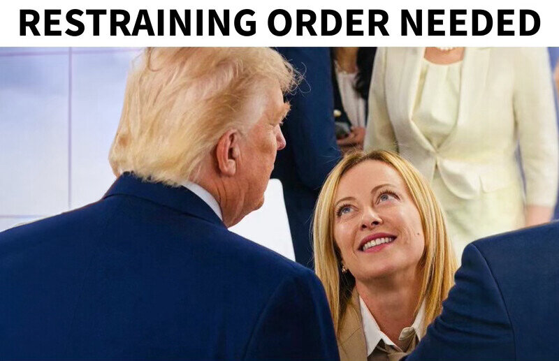 Trump vuelve a atacar a Giorgia Meloni con un mensaje en redes sociales