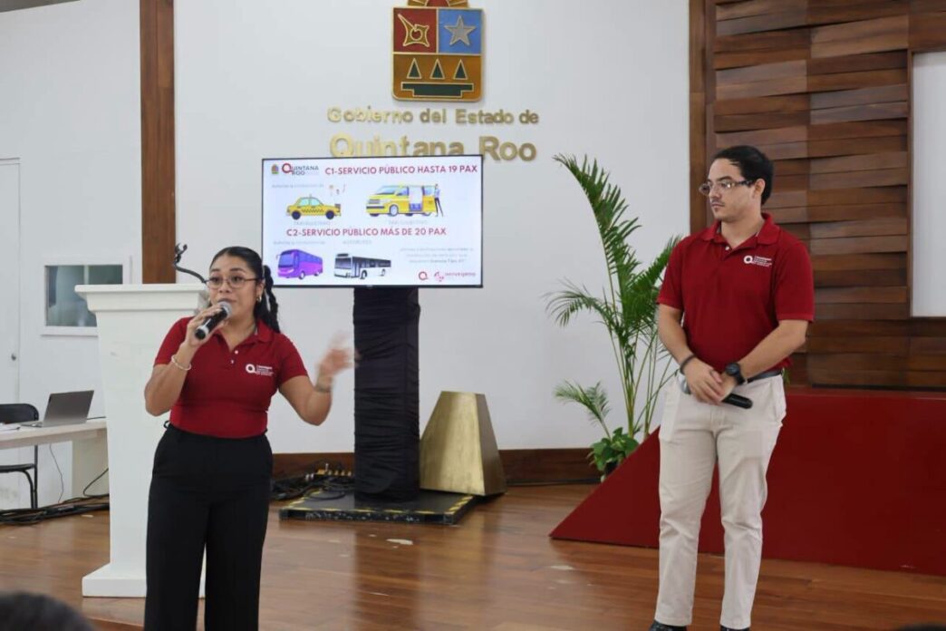 Capacita Instituto de Movilidad del Estado de Quintana Roo a 70 operadores de transporte público en licencias y prevención de violencia contra las mujeres en Playa del Carmen