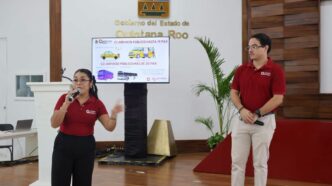 Capacita Instituto de Movilidad del Estado de Quintana Roo a 70 operadores de transporte público en licencias y prevención de violencia contra las mujeres en Playa del Carmen