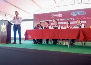 García fortalece el servicio de agua potable con nuevas obras
