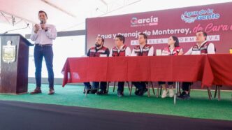García fortalece el servicio de agua potable con nuevas obras