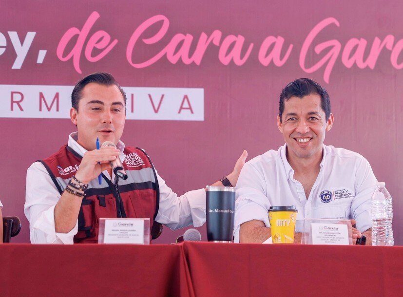 García fortalece el servicio de agua potable con nuevas obras