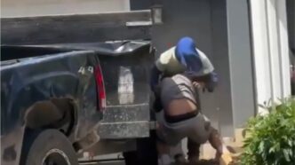 Pelea entre trabajadores en un techo termina con una caída y se vuelve viral en Estados Unidos