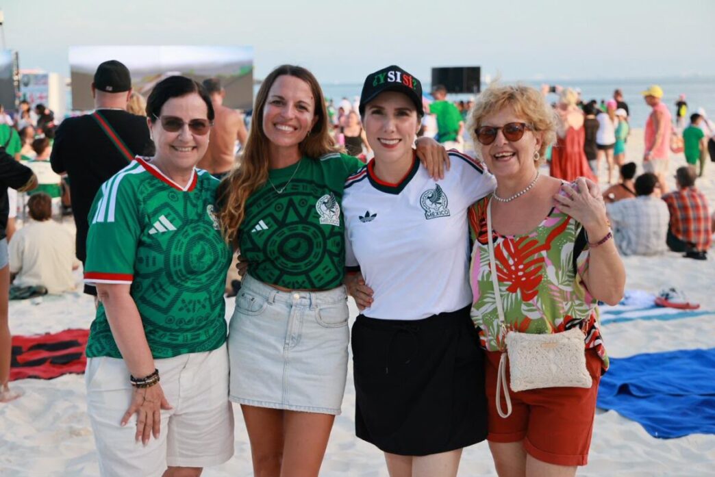 Isla Mujeres vive una gran fiesta futbolera con el Fut Fest en Playa Centro