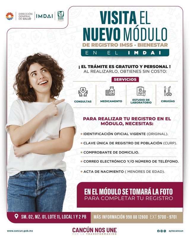 Abren módulos de IMSS-Bienestar en oficinas municipales