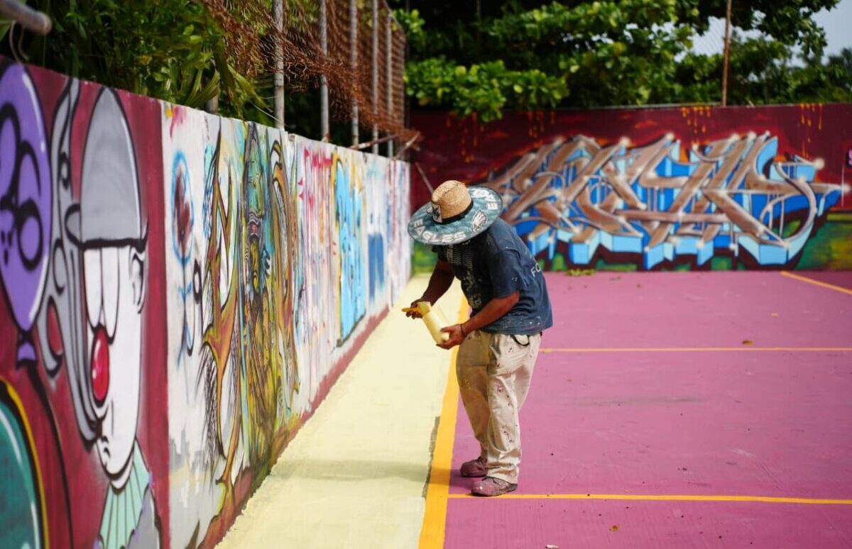Chacón anuncia rehabilitación del Parque DIF y supervisa mejoras en la cancha de fútbol rápido