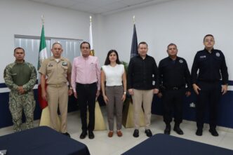 Refuerzan coordinación interinstitucional para garantizar la seguridad durante el Festival Sabor a Playa y la Feria del Carmen