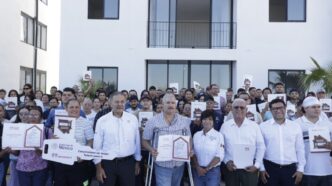 Los Mochis fue sede de la segunda entrega de viviendas del Bienestar