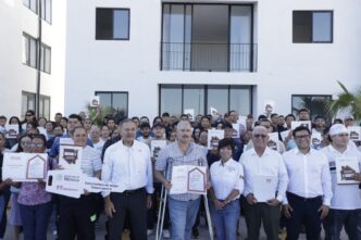 Los Mochis fue sede de la segunda entrega de viviendas del Bienestar