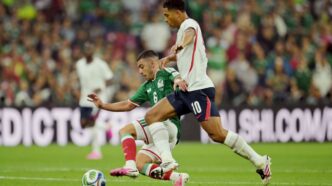 Bellingham doblete y el Tri fuera del torneo: Inglaterra elimina a México en el Azteca