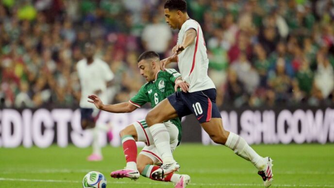 Bellingham doblete y el Tri fuera del torneo: Inglaterra elimina a México en el Azteca