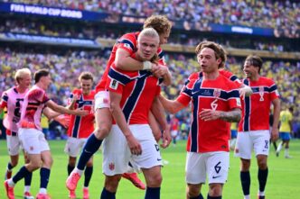Noruega 2-1 Brasil: Haaland en los últimos diez minutos y el pentacampeón eliminado