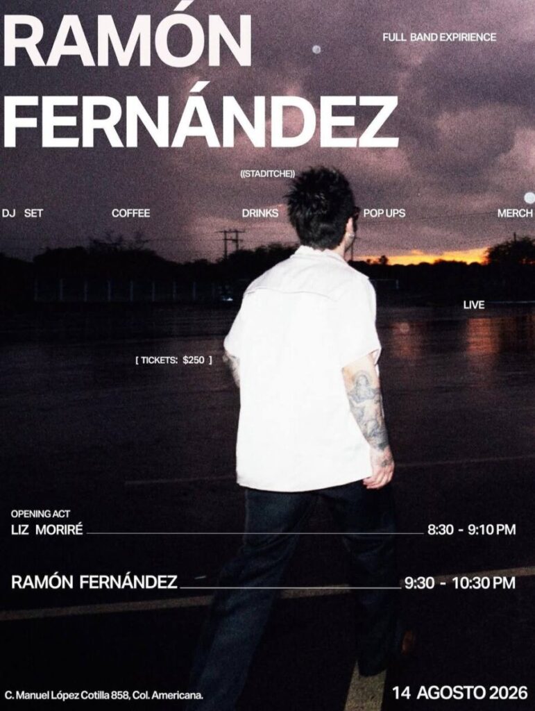 Ramón Fernández alista su primer showcase en vivo