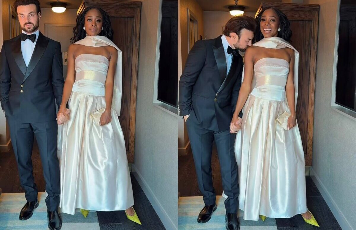 Invitada a la boda de Taylor Swift llega de blanco