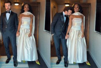 Invitada a la boda de Taylor Swift llega de blanco